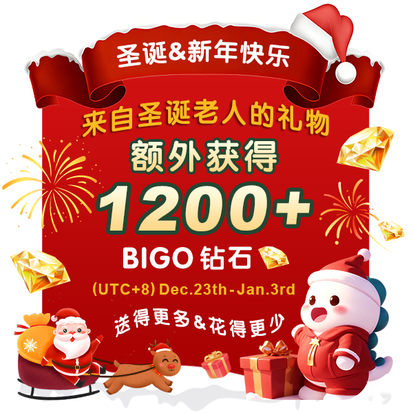 bigo圣诞新年促销简体