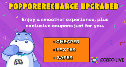Popporecharge has been upgraded!