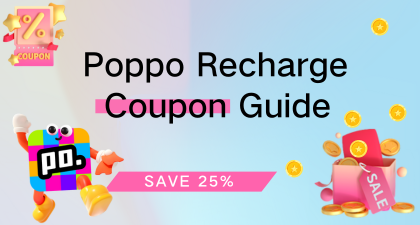 Get 25% OFF on Poppo Recharge