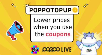 Enjoy lower prices by using coupons on Poppotopup