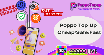 Secure Poppo Live Coins Top Up 