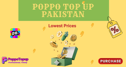 Poppo top up in Pakistan 