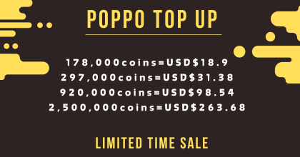 Poppo live coins recharge price