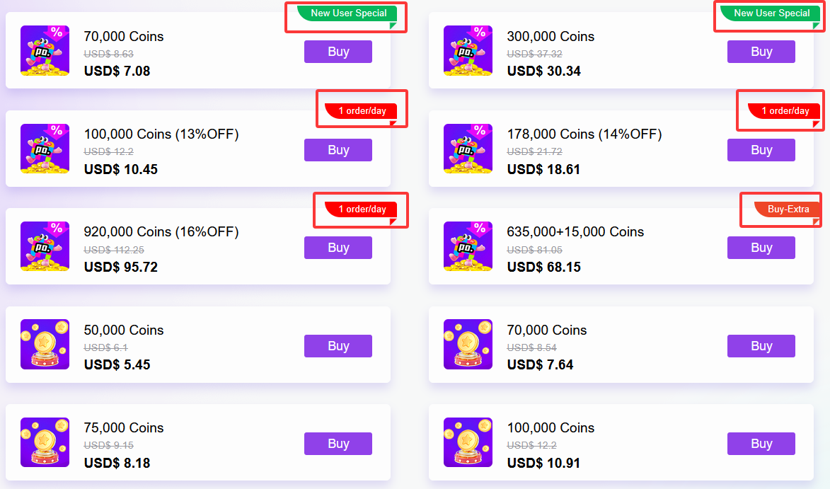 Poppo recharge discount