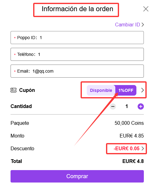 ¿Cómo recargar Poppo Live a un precio más bajo?