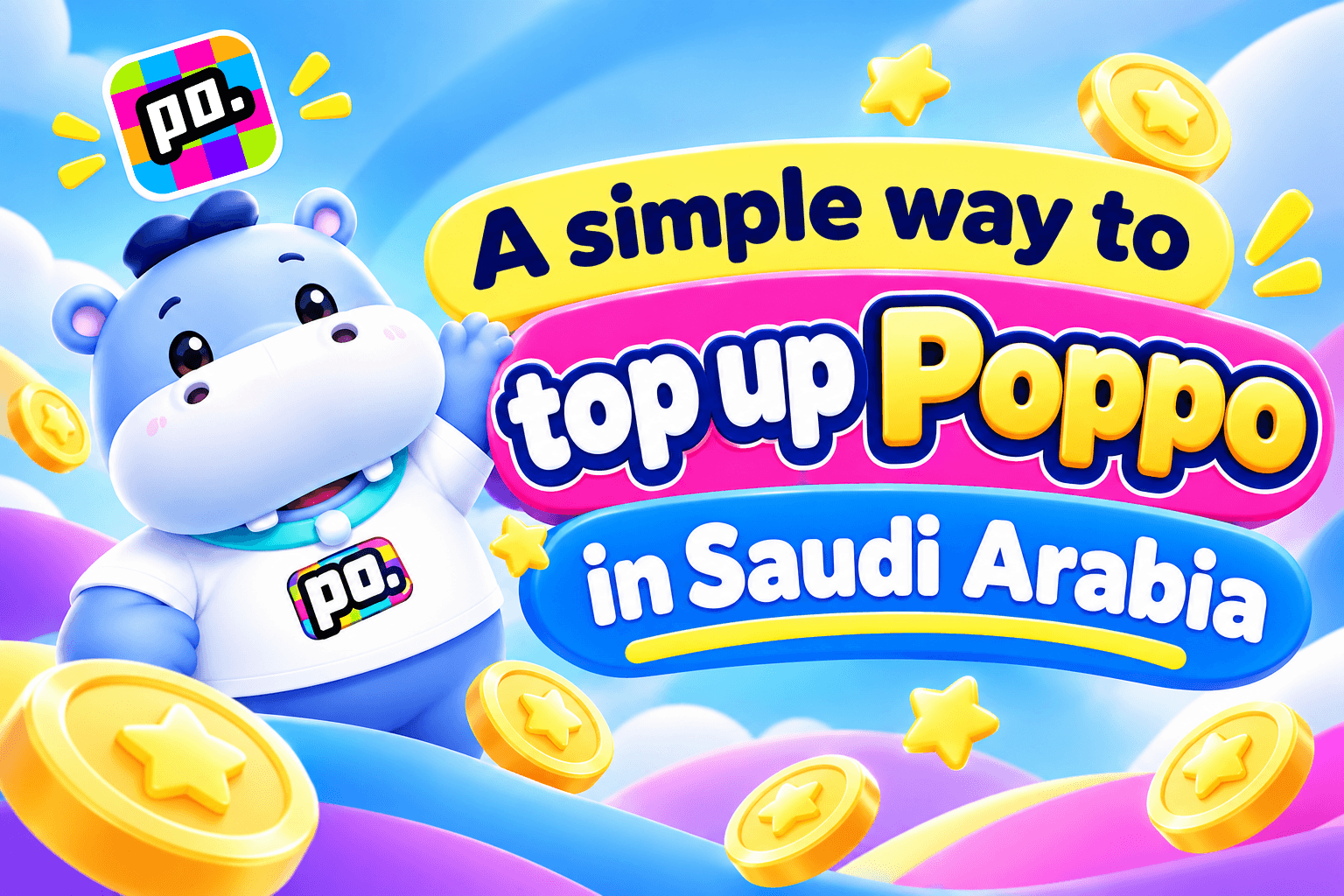 A simple way to top up Poppo in Saudi Arabia