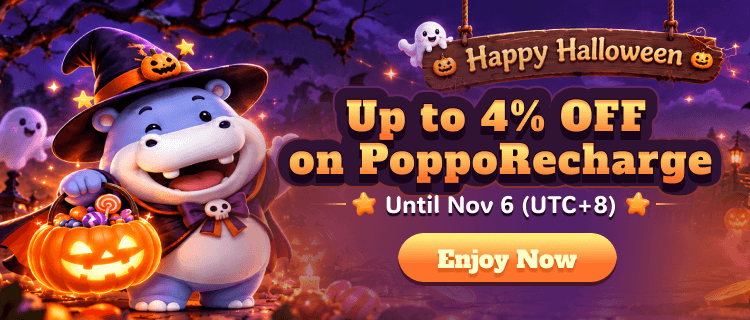 PoppoRecharge Halloween Sale 2026