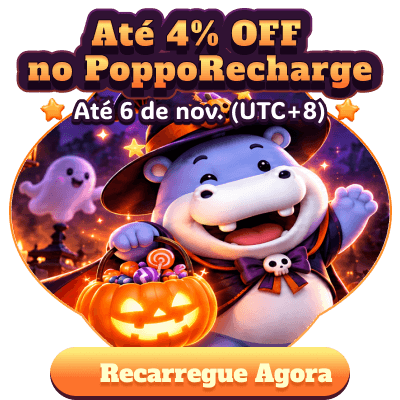 desconto de recarga Poppo