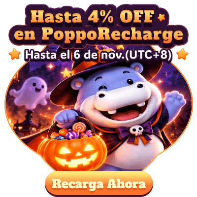 Descuento de recarga de Poppo