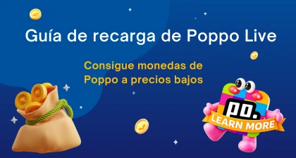 Guía de recarga de Poppo Live