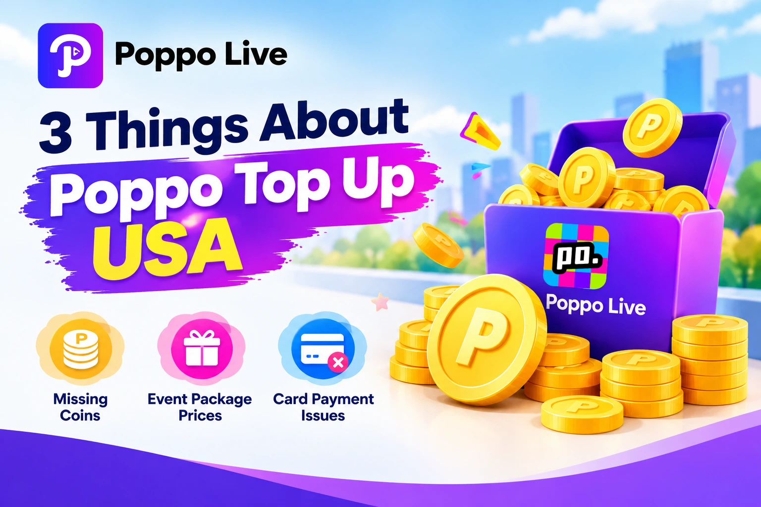 3 Things About Poppo Top Up USA